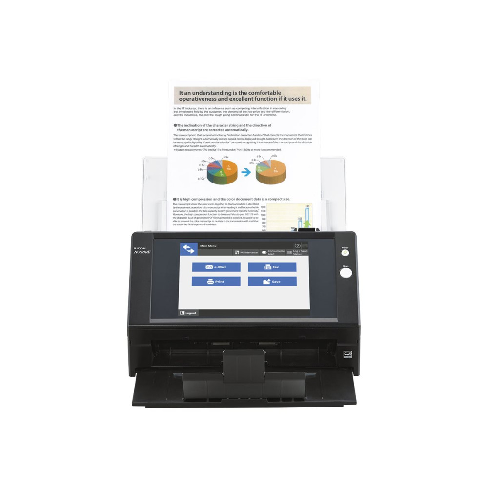 Produktbild för Ricoh Image Scanner N7100E - dokumentskanner - desktop - Gigabit LAN