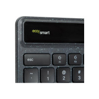 Produktbild för Targus EcoSmart - tangentbord - hållbar energiutvinning - QWERTY - Nordisk - svart Inmatningsenhet
