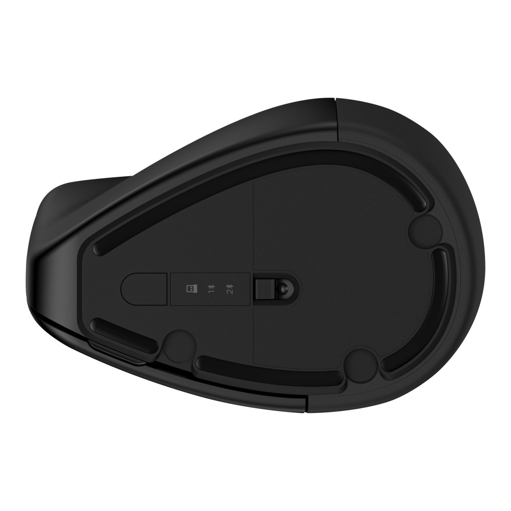 Produktbild för HP 920 - vertikal mus - 2.4 GHz, Bluetooth 5.3 - svart