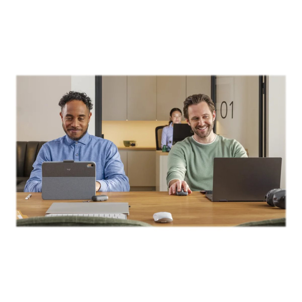 Produktbild för Logitech MX Anywhere 3S - mus - Bluetooth - blekgrå