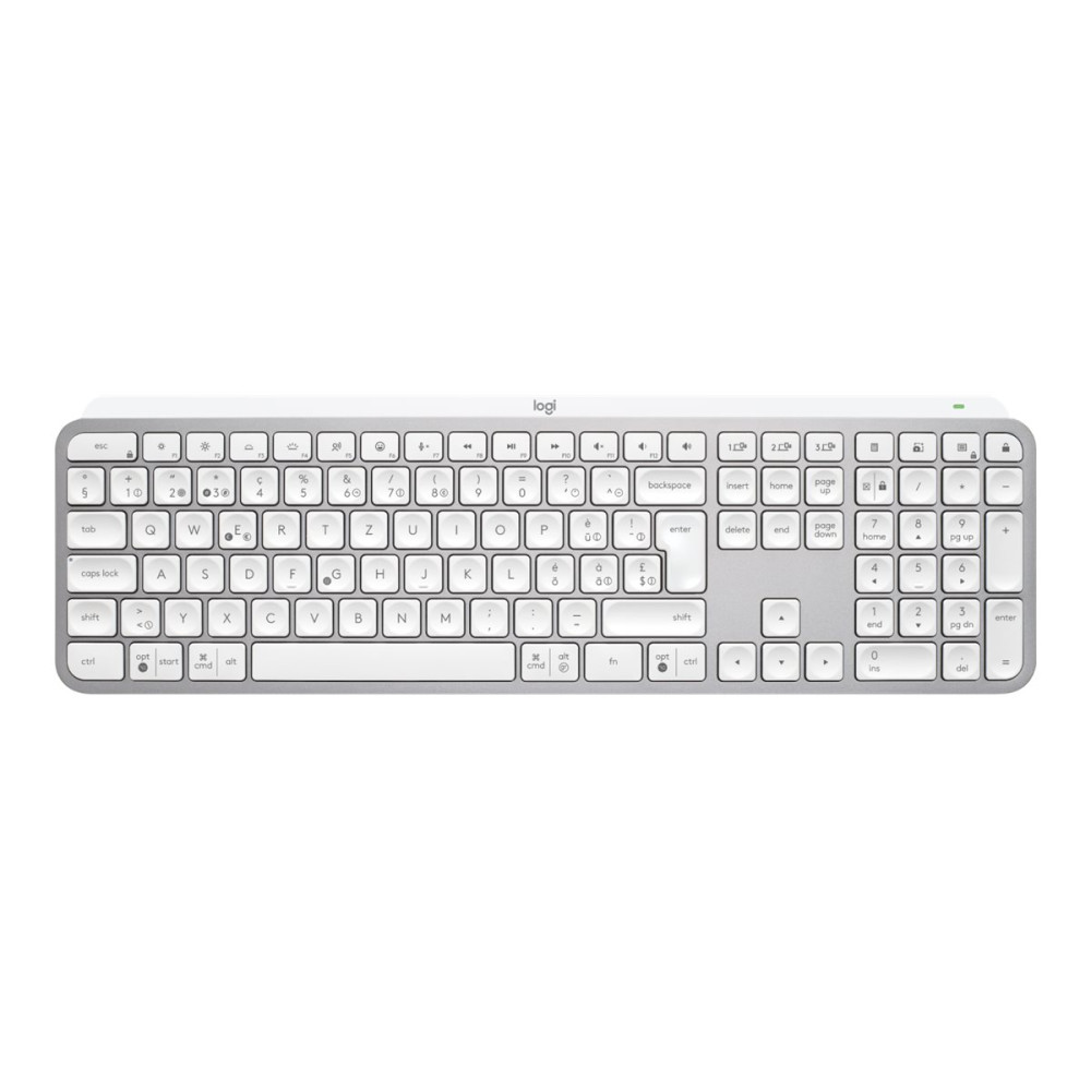 Produktbild för Logitech MX Keys S - tangentbord - QWERTZ - tysk - blekgrå Inmatningsenhet