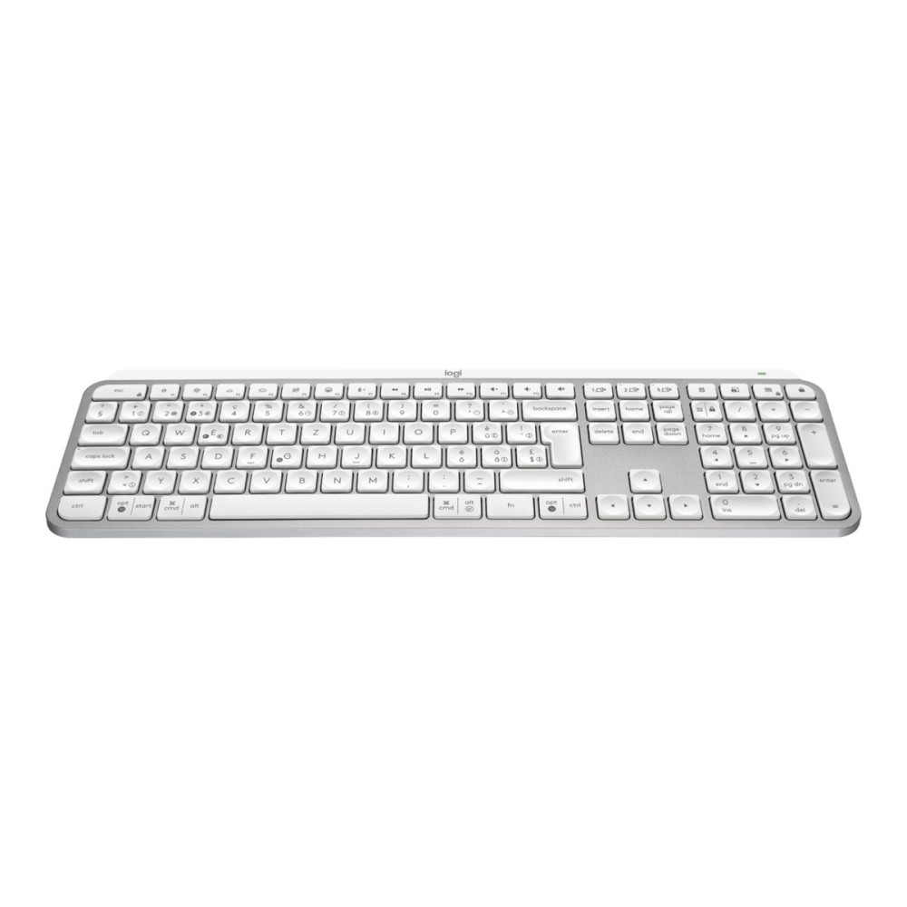 Produktbild för Logitech MX Keys S - tangentbord - QWERTZ - tysk - blekgrå Inmatningsenhet