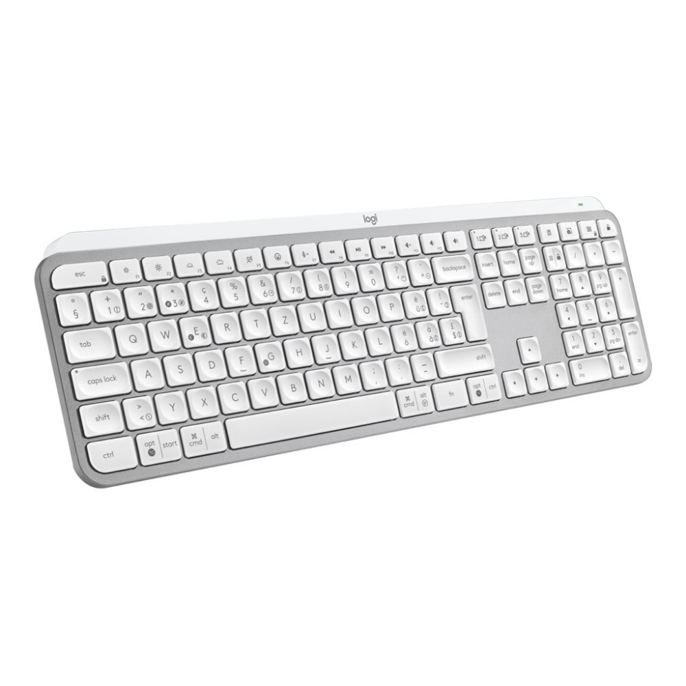 Produktbild för Logitech MX Keys S - tangentbord - QWERTZ - tysk - blekgrå Inmatningsenhet