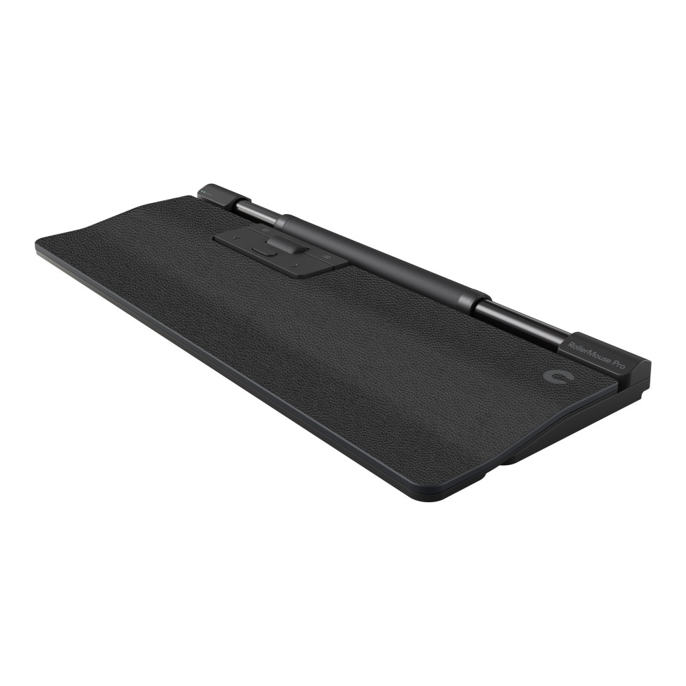 Produktbild för Contour RollerMouse Pro - centrerad mus - med vanligt handledsstöd och veganskt läder - Bluetooth, USB