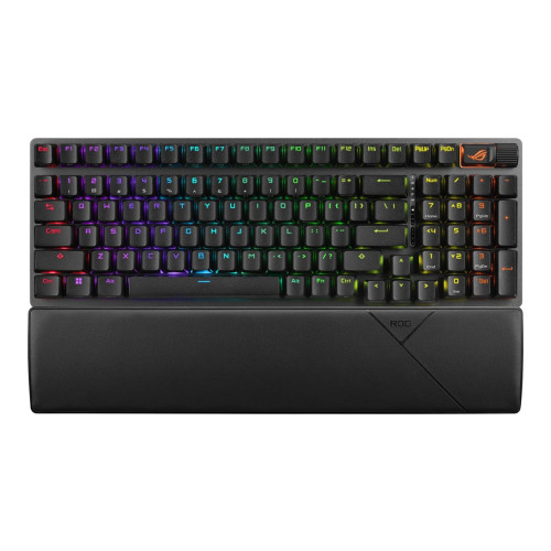 ASUSTeK COMPUTER ASUS ROG Strix Scope II 96 - tangentbord - stöd för hotswap, 96 % layout - svart Inmatningsenhet - Tangentbord