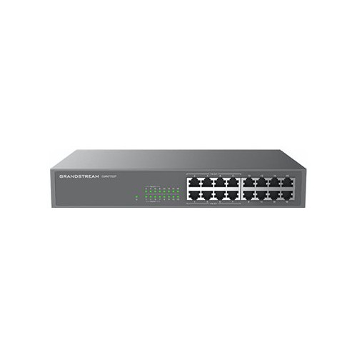 Grandstream Networks Grandstream GWN7702P - switch - ohanterad - 16 portar - rackmonterbar