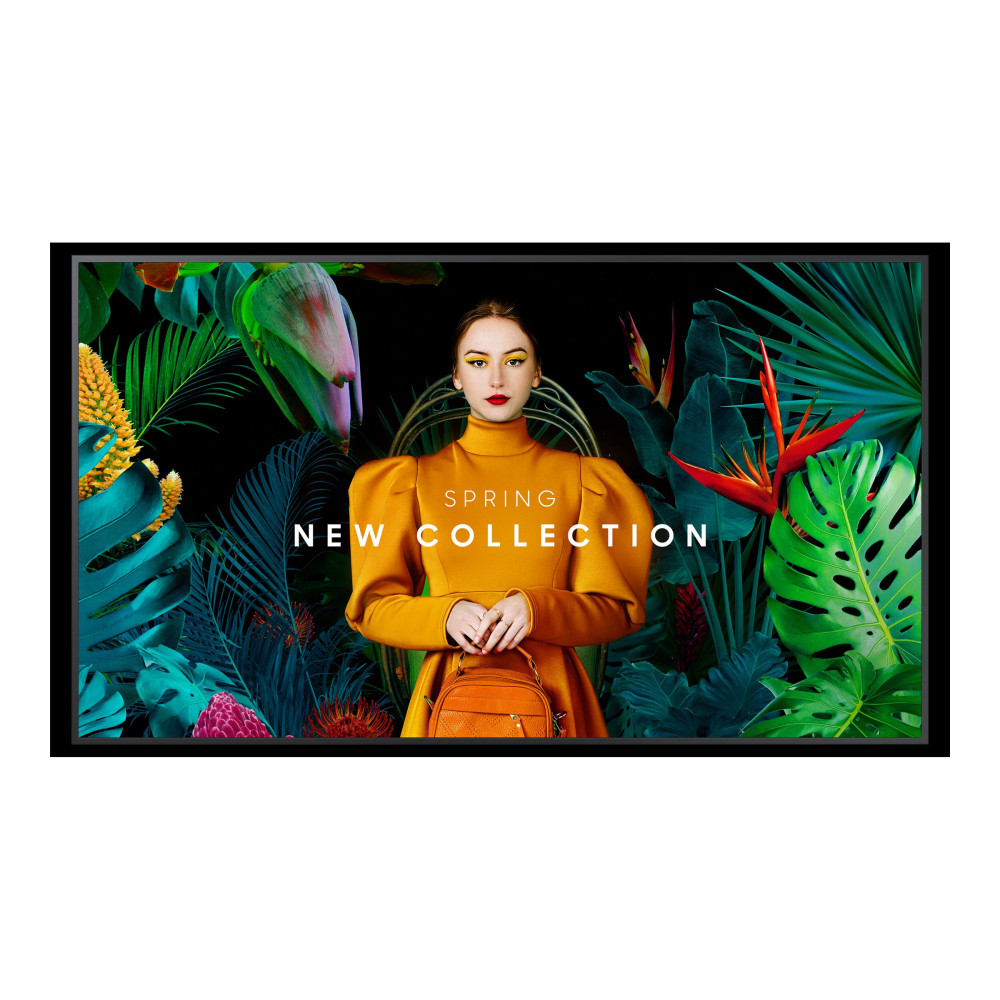 Produktbild för Samsung QB75C QBC Series - 75" LED-bakgrundsbelyst LCD-skärm - 4K - för digital skyltning