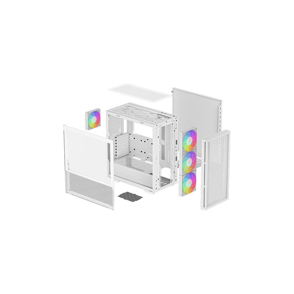 Produktbild för DeepCool CH560 WH - tower - utökad ATX