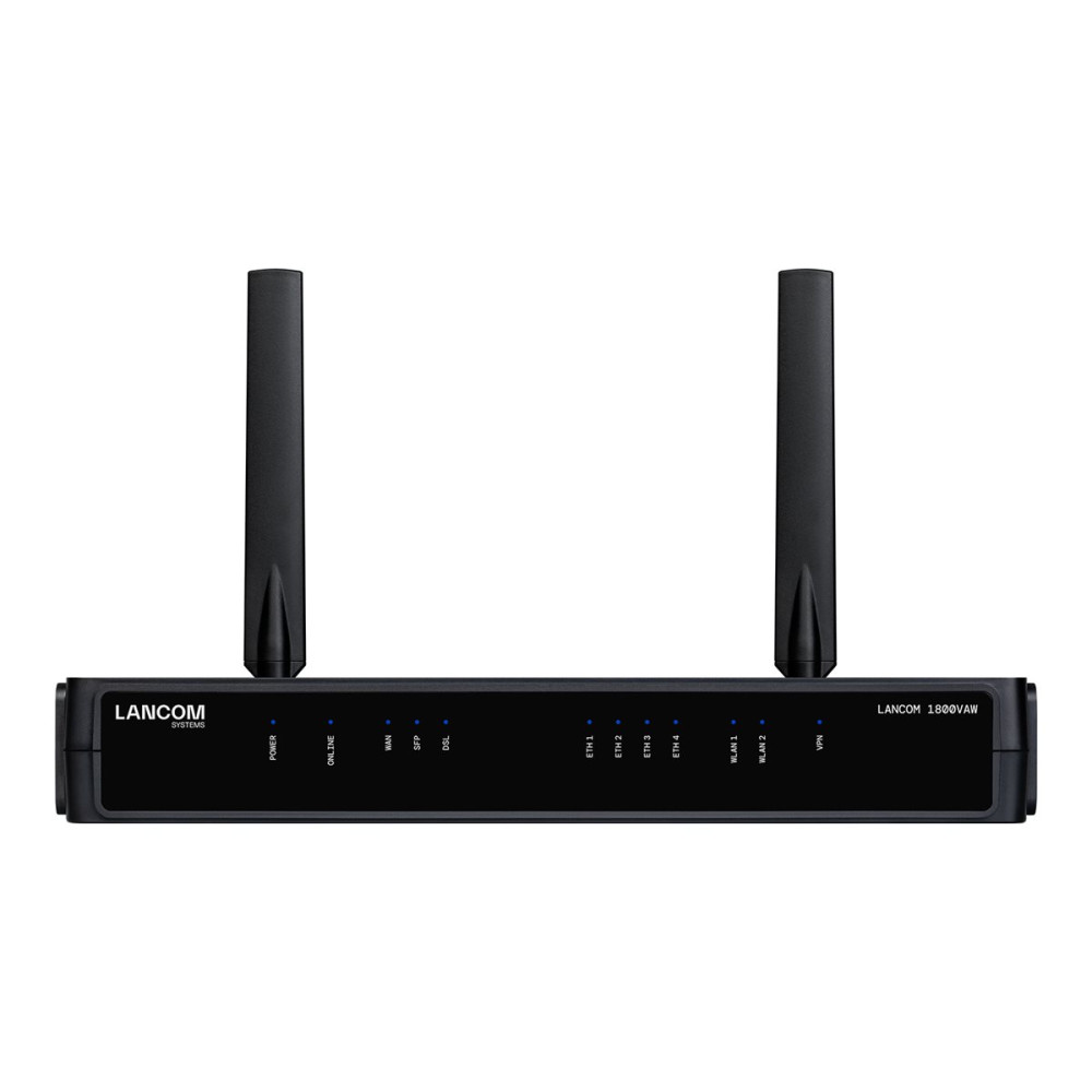 Produktbild för LANCOM 1800VAW - trådlös router - DSL-modem - Wi-Fi 6 - skrivbordsmodell