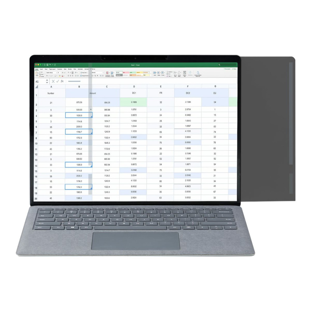 Produktbild för StarTech.com 13.5-inch Surface Laptop / Surface Book Privacy Screen, Anti-Glare Privacy Filter with 51% Blue Light Reduction, Monitor Screen Protector with +/- 30 deg. Viewing Angle - Matte Finish (135S-PRIVACY-SCREEN) - sekretessfilter till bärbar dator 