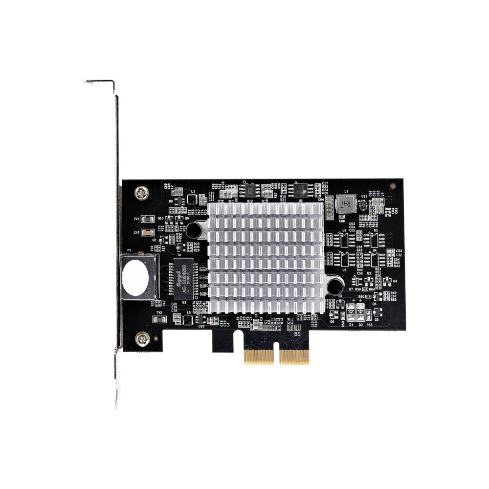 Produktbild för Startech 1-Port 10Gbps PCIe Network Adapter Card, Network Card for PC/Server, Low Profile PCIe Ethernet Card w/Jumbo Frame Support, NIC/LAN Interface Card - Marvell AQC113CS Chipset, PXE Boot (ST10GSPEXNB2) - nätverksadapter - PCIe 3.0 x2 - 10 Gigabit Eth