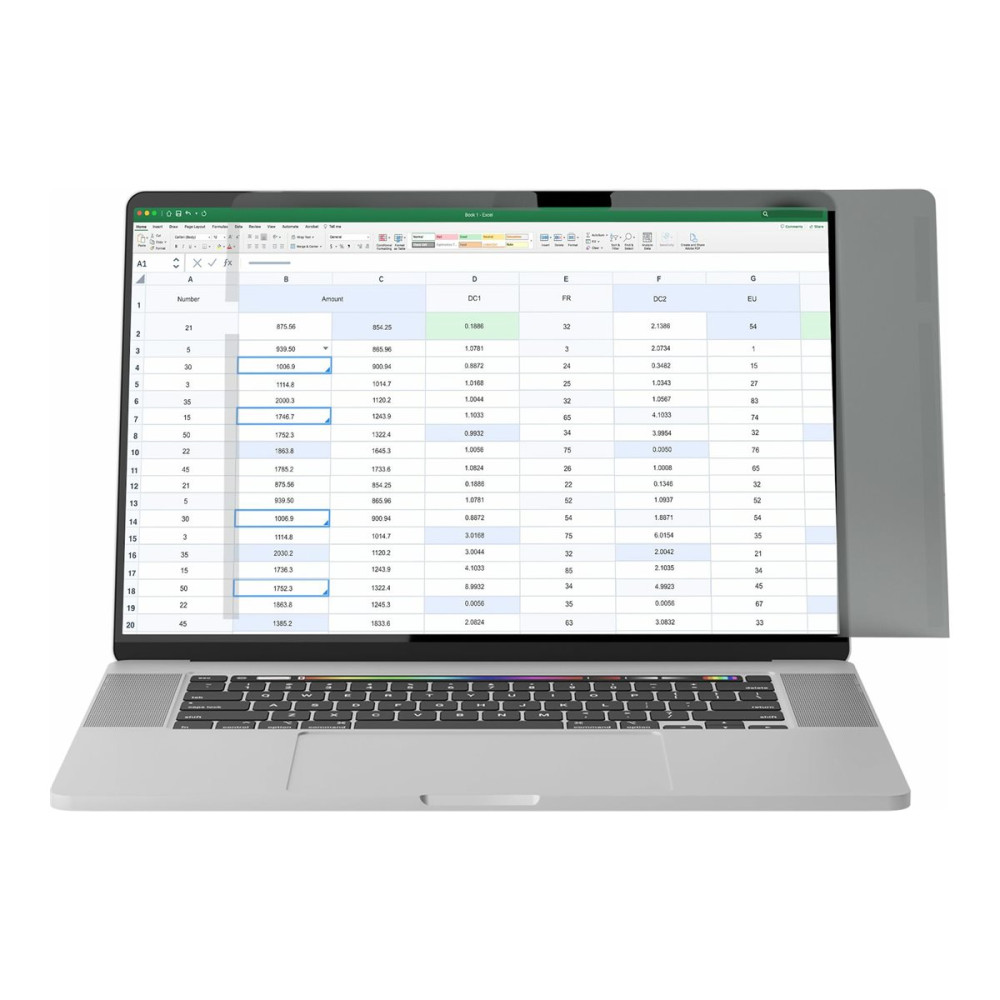 Produktbild för StarTech.com 14-inch MacBook Pro 21/23 Laptop Privacy Screen, Anti-Glare Privacy Filter with 51% Blue Light Reduction, Monitor Screen Protector with +/- 30 deg. Viewing Angle - Reversible Matte/Glossy Sides (14M21-PRIVACY-SCREEN) - sekretessfilter till bä