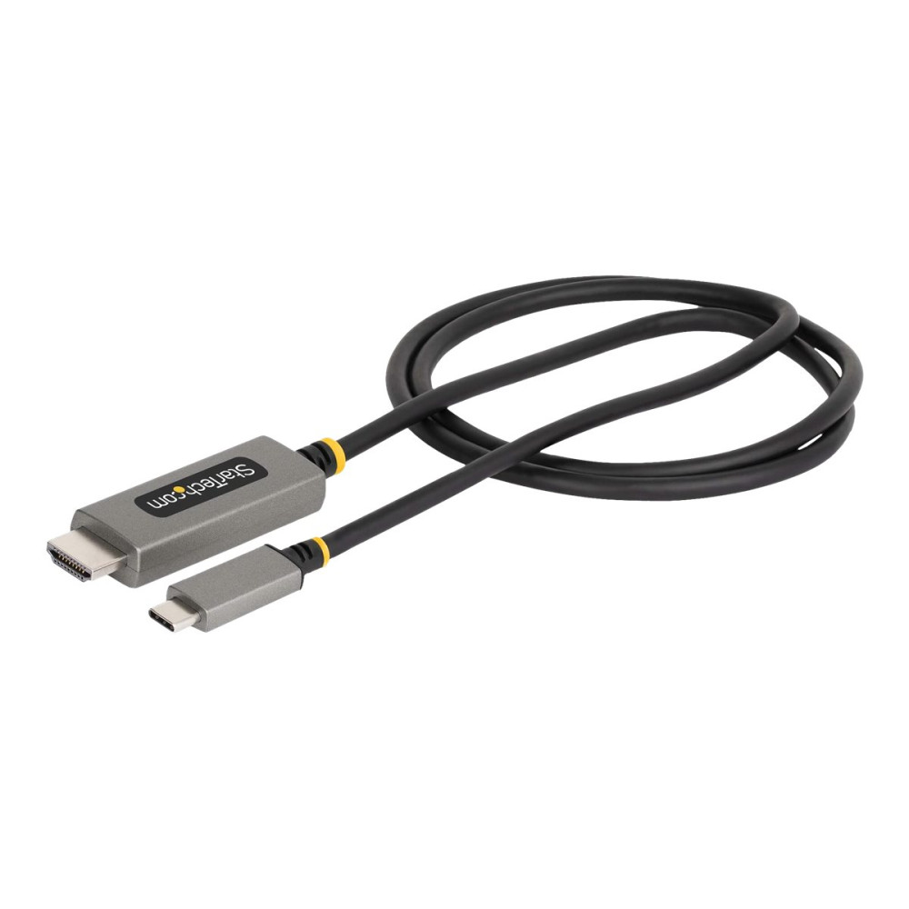 Produktbild för StarTech.com 3ft (1m) USB-C to HDMI Adapter Cable, 8K 60Hz, 4K 144Hz, HDR10, USB Type-C to HDMI 2.1 Video Converter Cable, USB-C DP Alt Mode/USB4/Thunderbolt 3/4 Compatible - USB-C Laptop to HDMI Monitor (134B-USBC-HDMI211M) - adapterkabel - 1 m