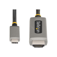 Produktbild för StarTech.com 6ft (2m) USB-C to HDMI Adapter Cable, 8K 60Hz, 4K 144Hz, HDR10, USB Type-C to HDMI 2.1 Video Converter Cable, USB-C DP Alt Mode/USB4/Thunderbolt 3/4 Compatible - USB-C Laptop to HDMI Monitor (135B-USBC-HDMI212M) - adapterkabel - 2 m