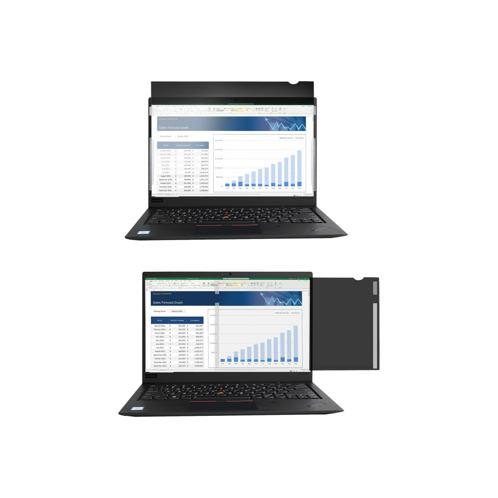 Produktbild för StarTech.com 15.6-inch 16:9 Laptop Privacy Filter, Anti-Glare Privacy Screen w/51% Blue Light Reduction, Notebook Screen Protector w/ +/- 30 Degrees Viewing Angle, Matte/Glossy ( 156L-PRIVACY-SCREEN ) - sekretessfilter till bärbar dator (horisontell)