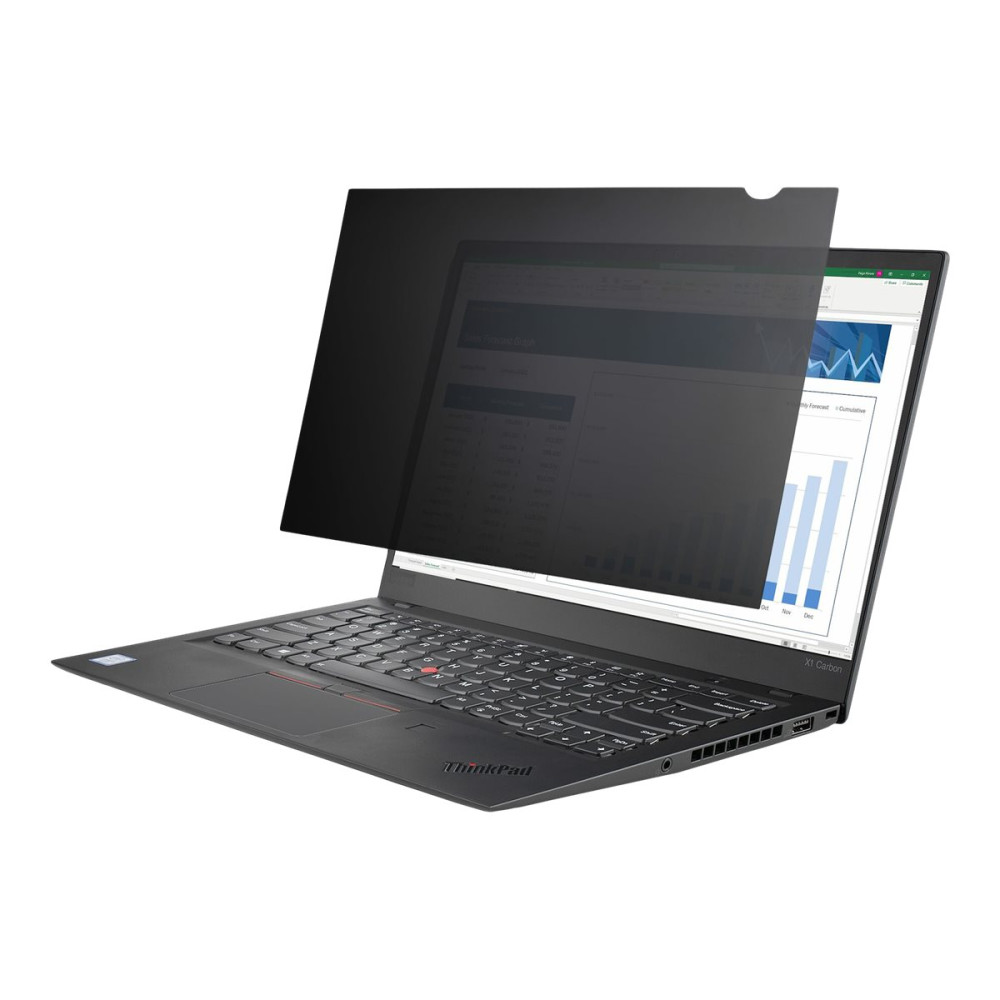 Produktbild för StarTech.com 15.6-inch 16:9 Laptop Privacy Filter, Anti-Glare Privacy Screen w/51% Blue Light Reduction, Notebook Screen Protector w/ +/- 30 Degrees Viewing Angle, Matte/Glossy ( 156L-PRIVACY-SCREEN ) - sekretessfilter till bärbar dator (horisontell)