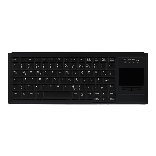 CHERRY Contour Active Key IndustrialKey AK-4400-G - tangentbord - medical, hygienic design mini - tysk - svart Inmatningsenhet