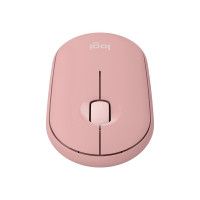 Produktbild för Logitech Pebble Mouse 2 M350s - mus - Bluetooth 5.2 LE - tonal rose