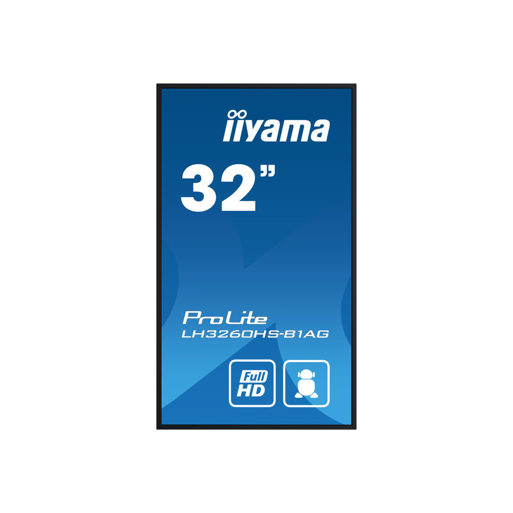 Produktbild för iiyama ProLite LH3260HS-B1AG 32" Klass (31.5" visbar) LED-bakgrundsbelyst LCD-skärm - Full HD - för digital skyltning