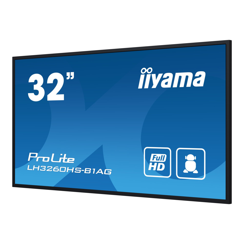 Produktbild för iiyama ProLite LH3260HS-B1AG 32" Klass (31.5" visbar) LED-bakgrundsbelyst LCD-skärm - Full HD - för digital skyltning
