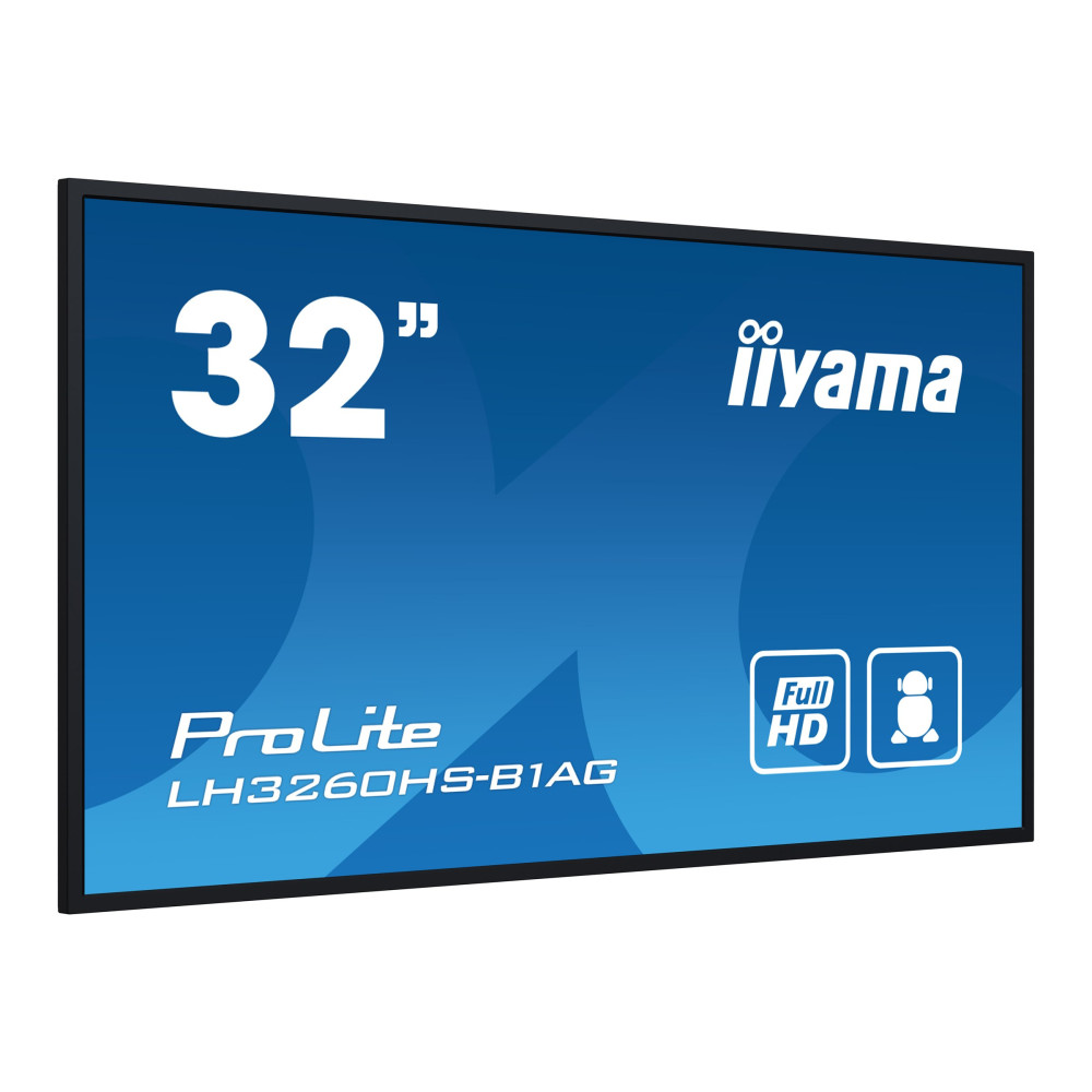 Produktbild för iiyama ProLite LH3260HS-B1AG 32" Klass (31.5" visbar) LED-bakgrundsbelyst LCD-skärm - Full HD - för digital skyltning