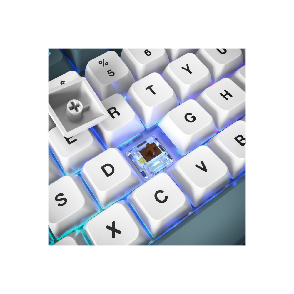 Produktbild för MKey TKL Freedom - tangentbord - QWERTY Inmatningsenhet
