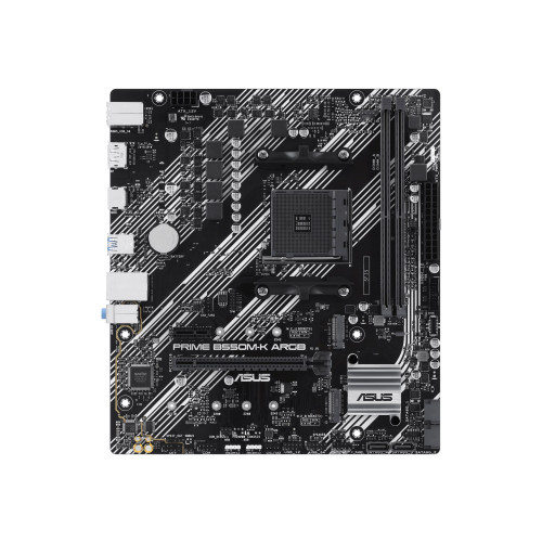 ASUSTeK COMPUTER ASUS PRIME B550M-K ARGB - moderkort - micro ATX - Socket AM4 - AMD B550