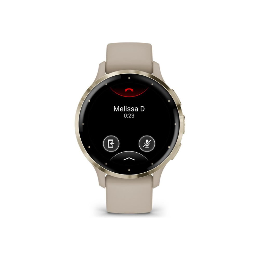 Produktbild för Garmin Venu 3S - french gray - smart klocka med band - 8 GB