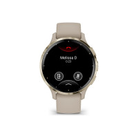Produktbild för Garmin Venu 3S - french gray - smart klocka med band - 8 GB