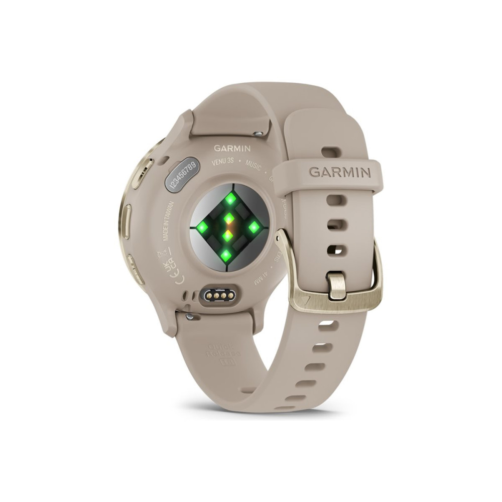 Produktbild för Garmin Venu 3S - french gray - smart klocka med band - 8 GB
