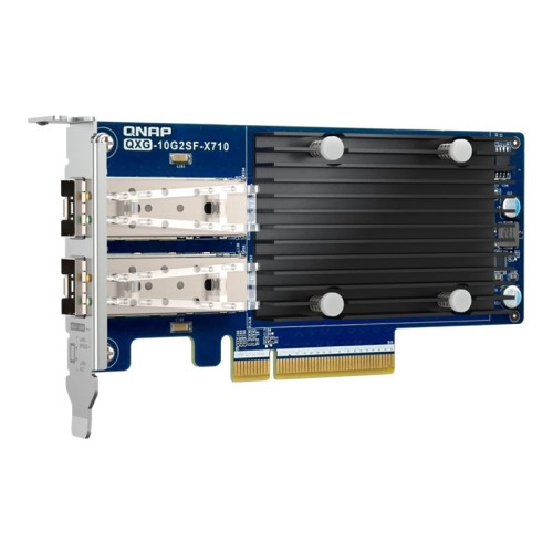 QNAP Systems, Inc QNAP QXG-10G2SF-X710 - nätverksadapter - PCIe 3.0 x8 - 10 Gigabit SFP+ x 2