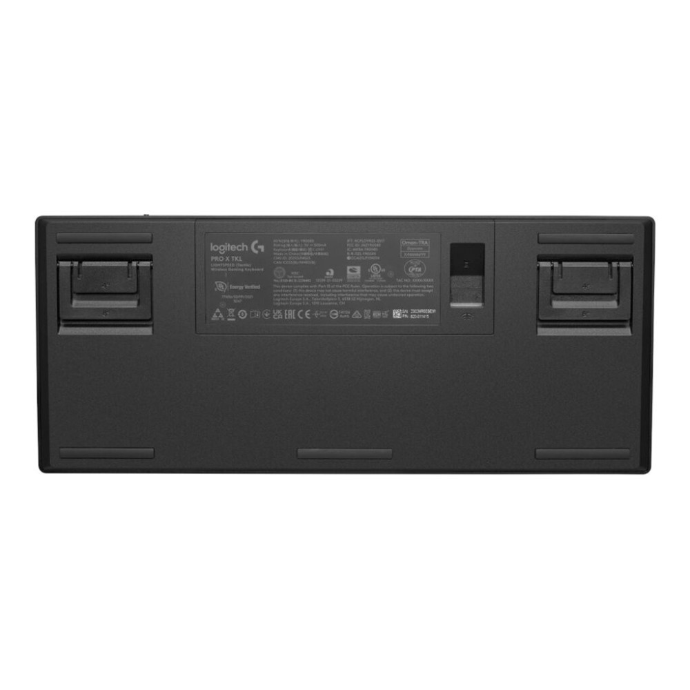 Produktbild för Logitech G PRO X - tangentbord - utan numerisk knappsats - svart Inmatningsenhet