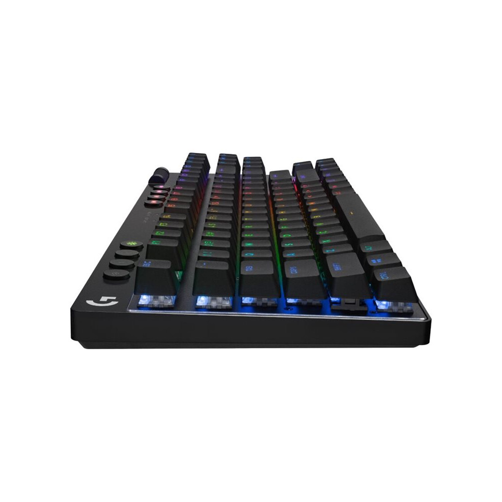 Produktbild för Logitech G PRO X - tangentbord - utan numerisk knappsats - svart Inmatningsenhet
