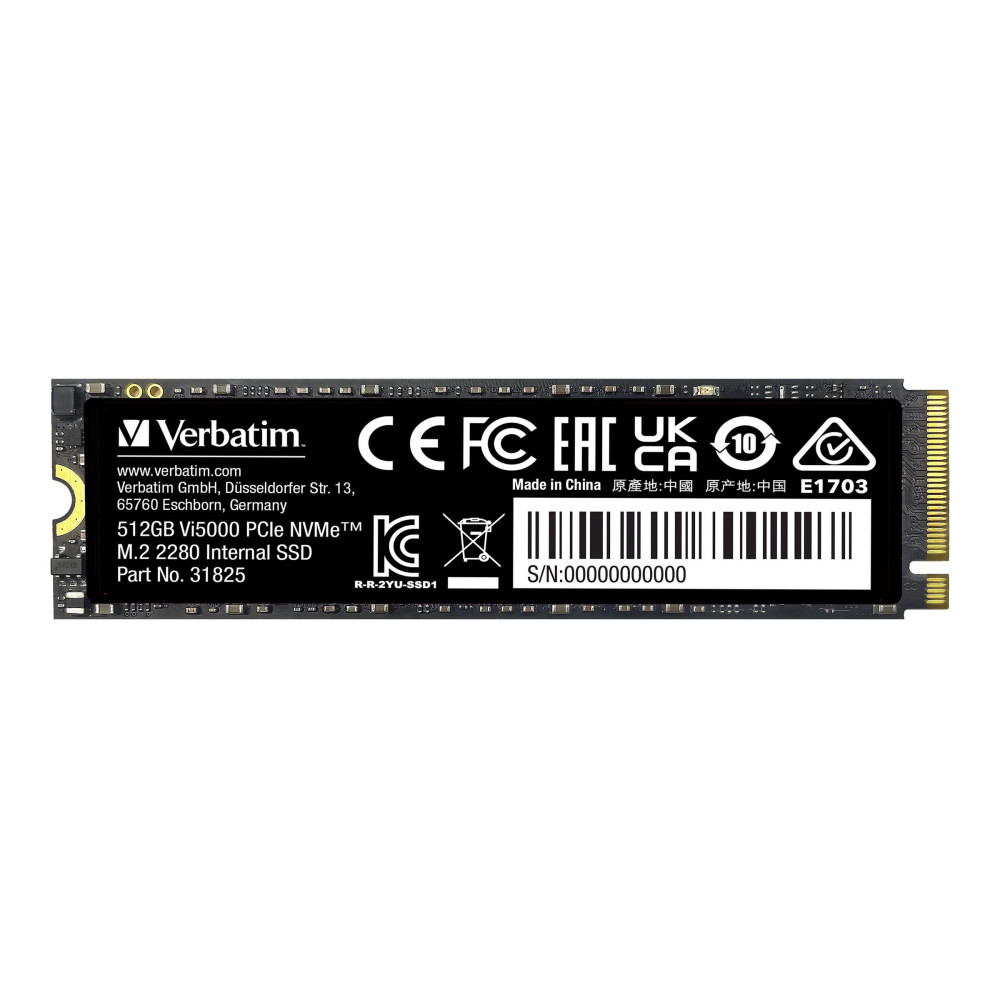 Produktbild för Verbatim Vi5000 - SSD - 512 GB - PCIe 4.0 x4