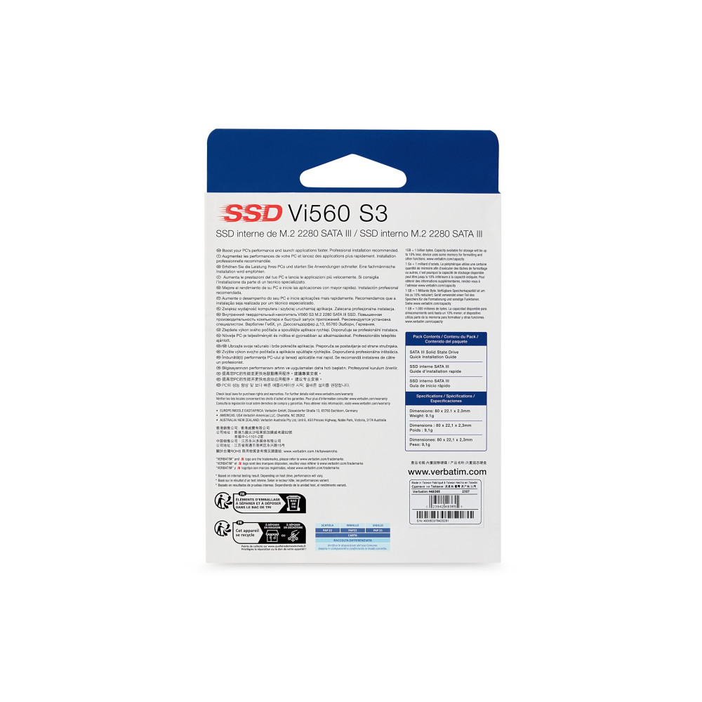 Produktbild för Verbatim Vi560 - SSD - 2 TB - SATA 6Gb/s