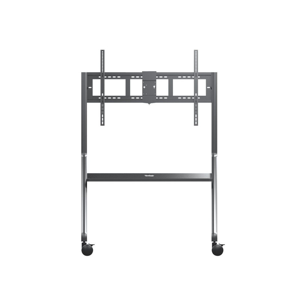 Produktbild för ViewSonic VB-STND-009 vagn - för interaktiv plattskärm/LCD-skärm - Slim trolley