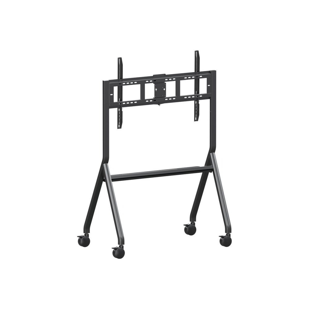 Produktbild för ViewSonic VB-STND-009 vagn - för interaktiv plattskärm/LCD-skärm - Slim trolley