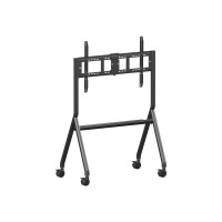 Produktbild för ViewSonic VB-STND-009 vagn - för interaktiv plattskärm/LCD-skärm - Slim trolley