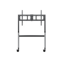 Produktbild för ViewSonic VB-STND-009 vagn - för interaktiv plattskärm/LCD-skärm - Slim trolley