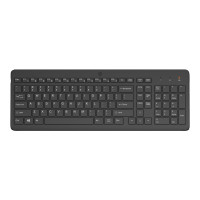 Produktbild för HP 225 - tangentbord - 2,5-zonslayout - tysk - svart Inmatningsenhet