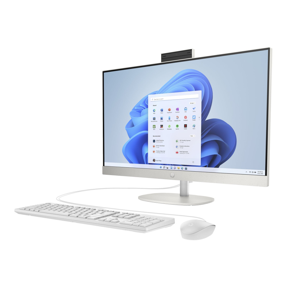Produktbild för HP 27-cr0105ng - allt-i-ett Ryzen 5 7520U 2.8 GHz - 16 GB - SSD 512 GB - LED 27" - tysk