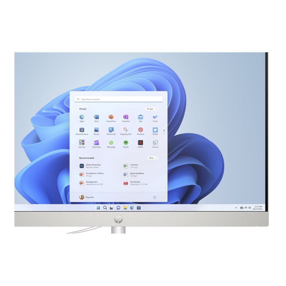 Produktbild för HP 27-cr0105ng - allt-i-ett Ryzen 5 7520U 2.8 GHz - 16 GB - SSD 512 GB - LED 27" - tysk