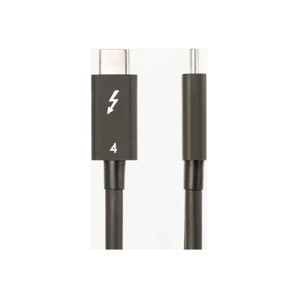 Produktbild för StarTech.com 3ft (1m) Thunderbolt 4 Cable, 40Gbps, 100W Power Delivery, 4K/8K Video, Intel-Certified Thunderbolt Cable - Compatible w/ USB 4/Thunderbolt 4/ USB 3.2/ USB Type-C/DisplayPort/Thunderbolt 3 (TBLT4MM1M) - Thunderbolt-kabel - Thunderbolt 4 till 