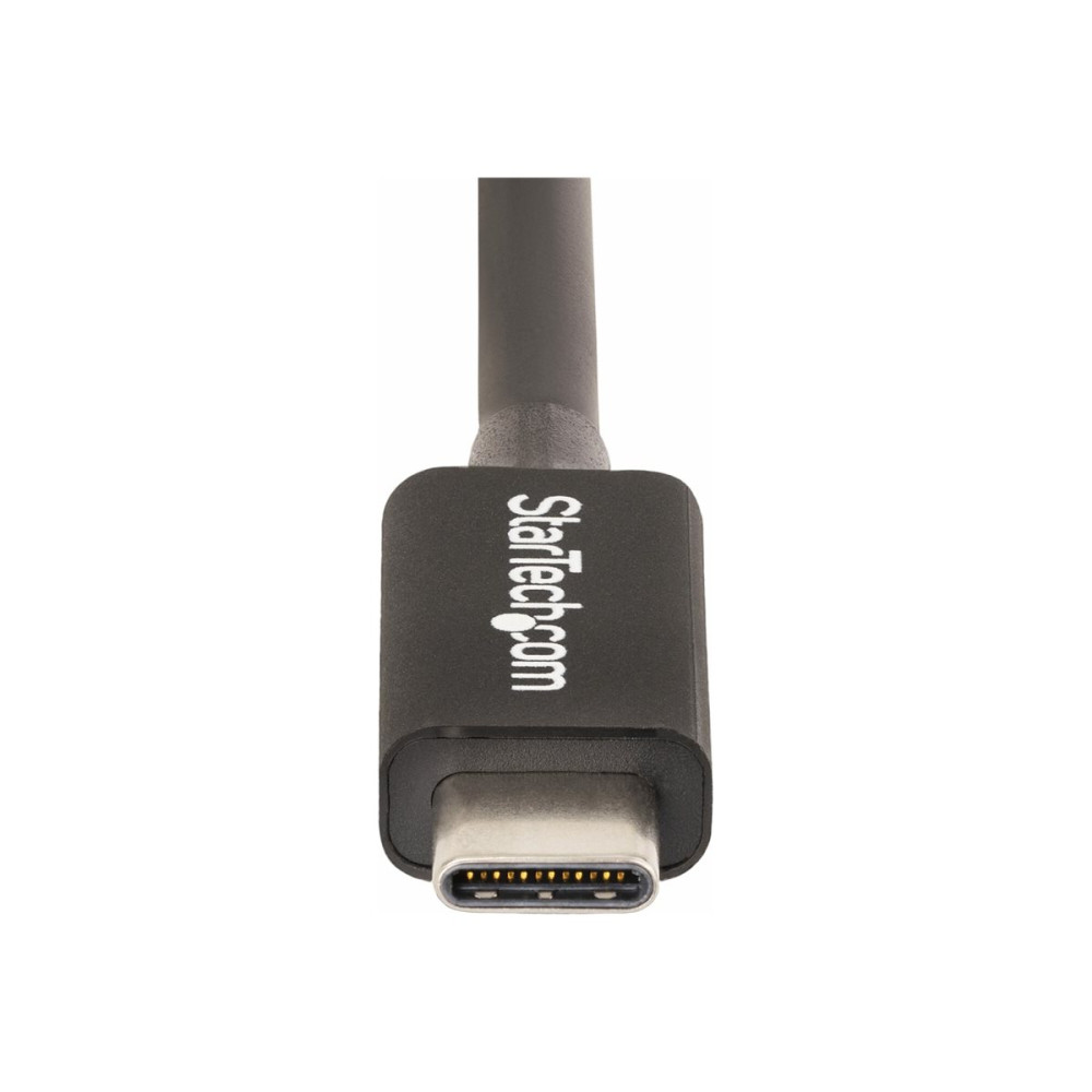 Produktbild för StarTech.com 3ft (1m) Thunderbolt 4 Cable, 40Gbps, 100W Power Delivery, 4K/8K Video, Intel-Certified Thunderbolt Cable - Compatible w/ USB 4/Thunderbolt 4/ USB 3.2/ USB Type-C/DisplayPort/Thunderbolt 3 (TBLT4MM1M) - Thunderbolt-kabel - Thunderbolt 4 till 