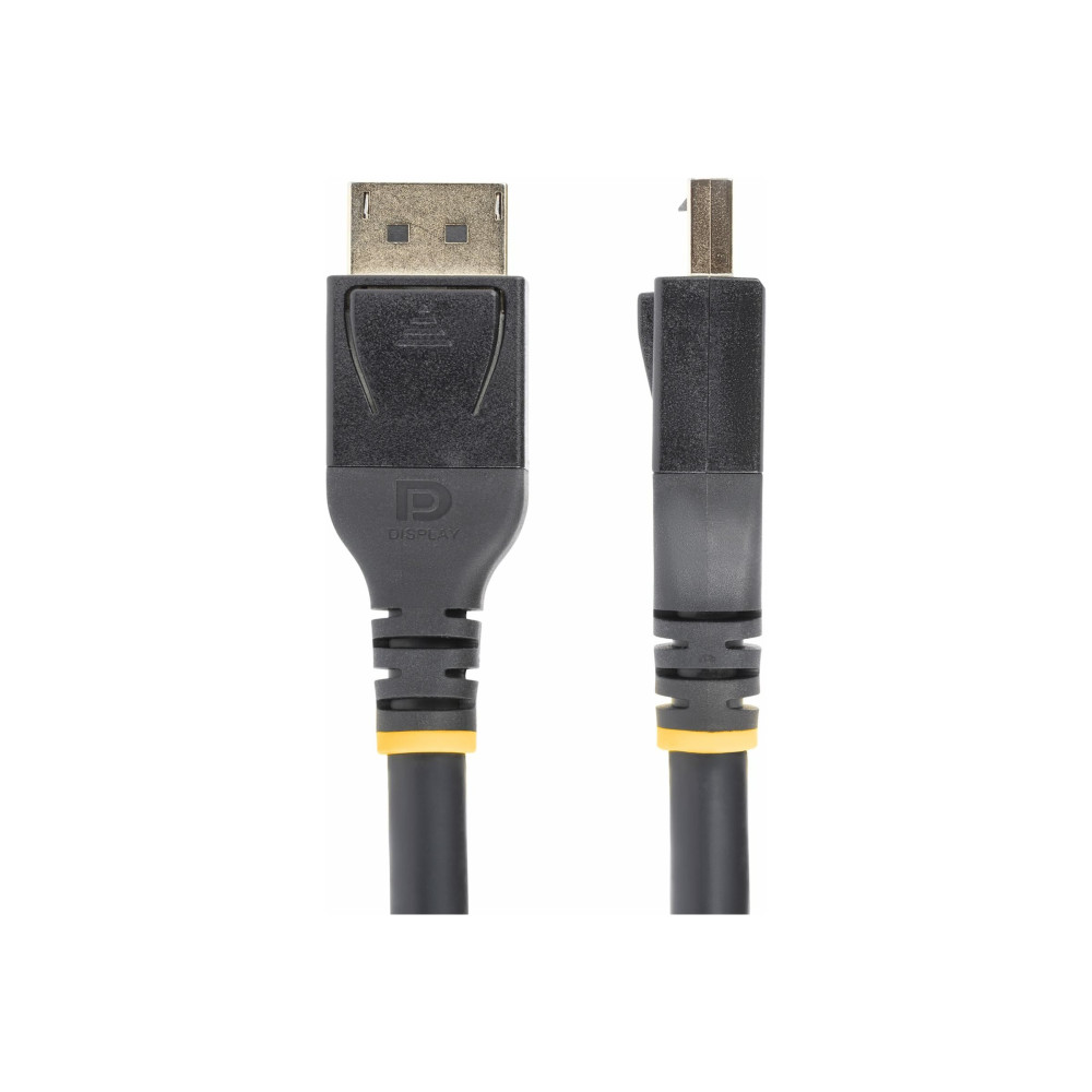 Produktbild för StarTech 33ft (10m) VESA-Certified Active DisplayPort 1.4 Cable, DP8K w/HBR3/HDR10/MST/DSC 1.2/HDCP 2.2, 8K 60Hz, 4K 120Hz Video - Active DP 1.4 Cable M/M (DP14A-10M-DP-CABLE) - DisplayPort-kabel - DisplayPort till DisplayPort - 10 m