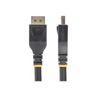 Produktbild för StarTech 33ft (10m) VESA-Certified Active DisplayPort 1.4 Cable, DP8K w/HBR3/HDR10/MST/DSC 1.2/HDCP 2.2, 8K 60Hz, 4K 120Hz Video - Active DP 1.4 Cable M/M (DP14A-10M-DP-CABLE) - DisplayPort-kabel - DisplayPort till DisplayPort - 10 m