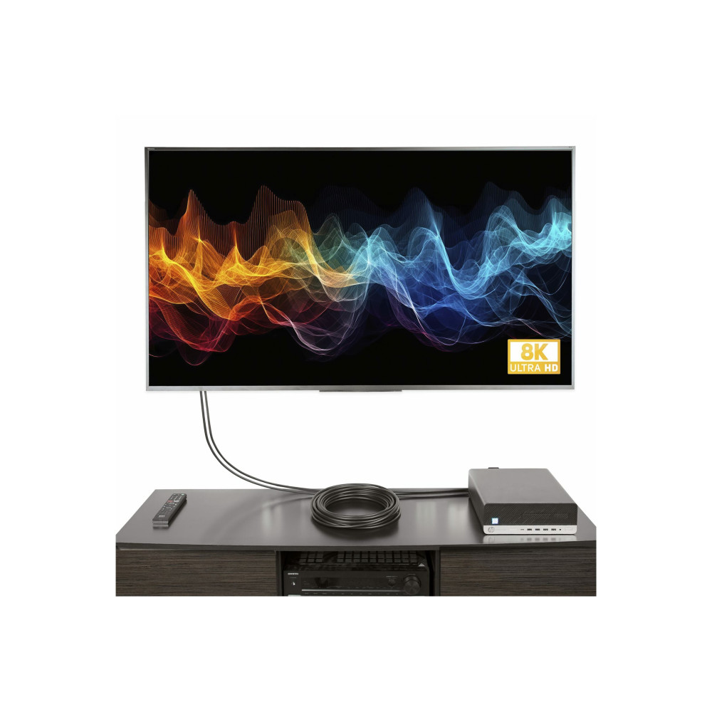 Produktbild för StarTech 33ft (10m) VESA-Certified Active DisplayPort 1.4 Cable, DP8K w/HBR3/HDR10/MST/DSC 1.2/HDCP 2.2, 8K 60Hz, 4K 120Hz Video - Active DP 1.4 Cable M/M (DP14A-10M-DP-CABLE) - DisplayPort-kabel - DisplayPort till DisplayPort - 10 m