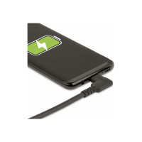 Produktbild för StarTech.com 3ft (1m) Rugged Right Angle USB-C Cable, USB 10 Gbps, USB C to C Data Transfer Cable, 4K 60Hz DP Alt Mode, 100W Power Delivery - 90 Degree USB-C Cable (RUSB31CC1MBR) - USB typ C-kabel - USB-C till USB-C - 1 m