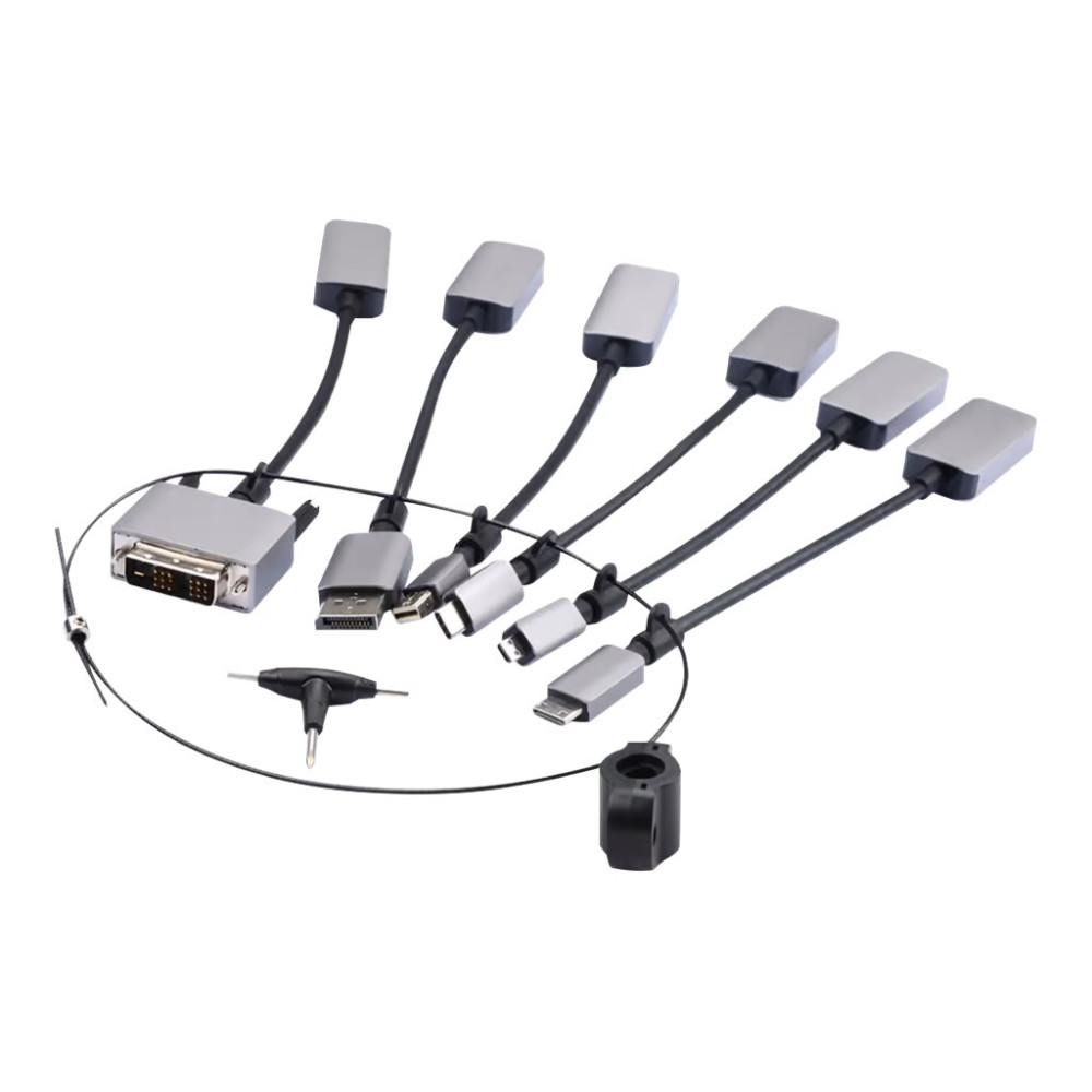 Produktbild för Prokord Premium videoadaptersats - DisplayPort / HDMI / DVI / USB