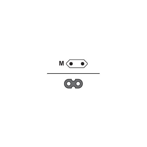 Prokord Prokord - strömkabel - Eurokontakt till power IEC 60320 C7 - 50 cm